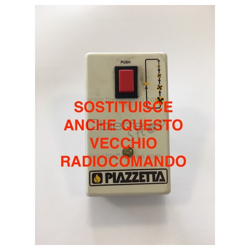 telecomando 1 tasto per kit ventilazione Multifuoco System PIAZZETTA radio 