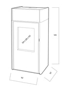 Ghibli Wood Steel White Rock