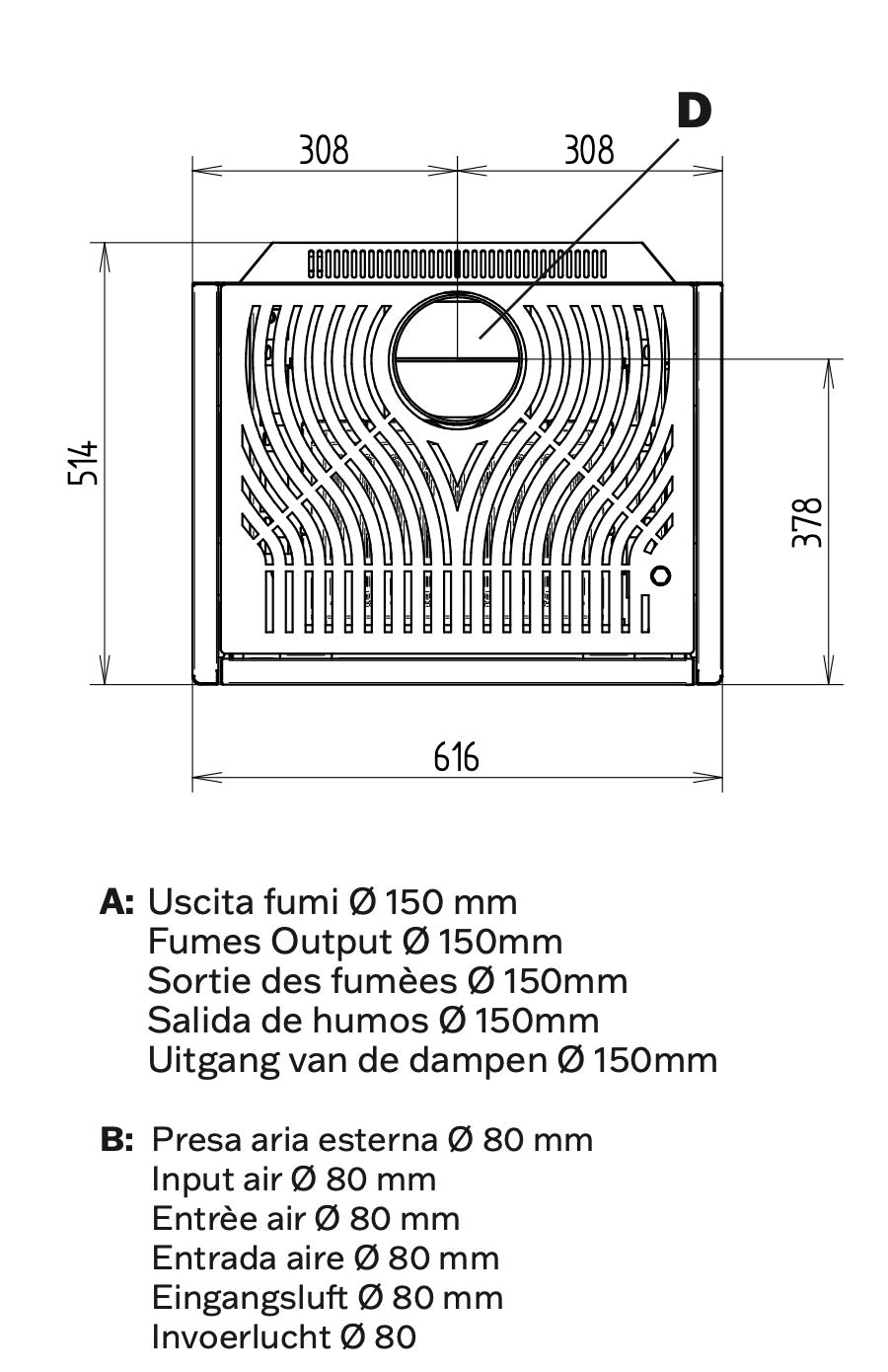 Ghibli Wood Steel Bianco Rock