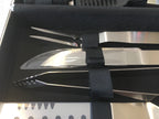 18-piece professional stainless steel barbecue tool set