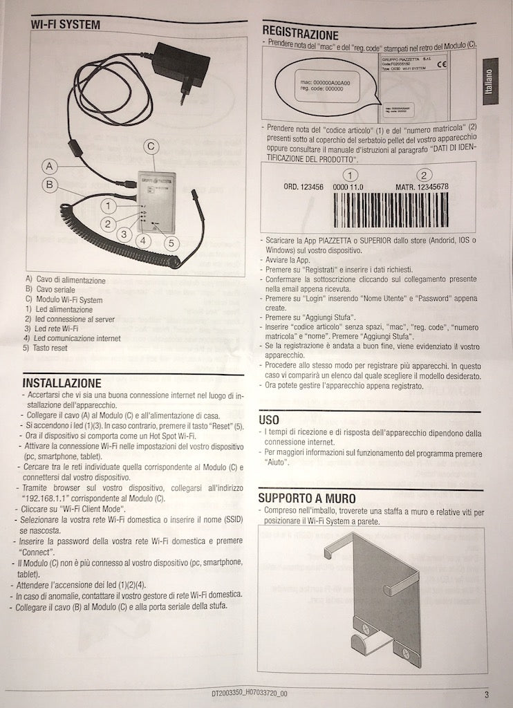 Kit Wi-Fi 2.0 Piazzetta