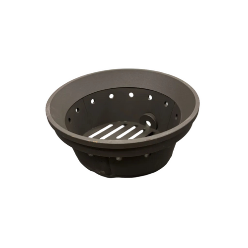 Braciere rotondo Piazzetta, accessori e ricambi per stufe, con superficie in ghisa e design elegante.