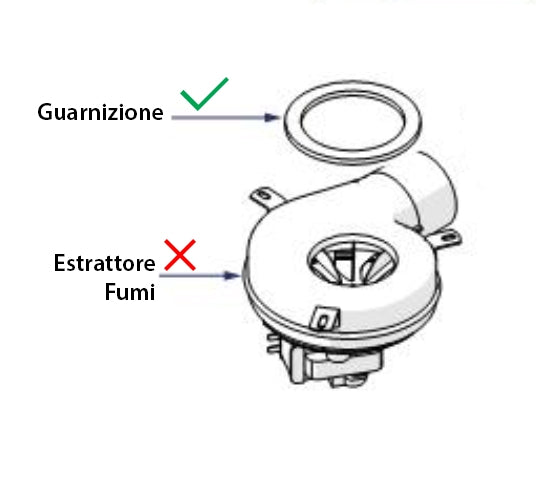 Guarnizione per Estrattore Fumi PL21