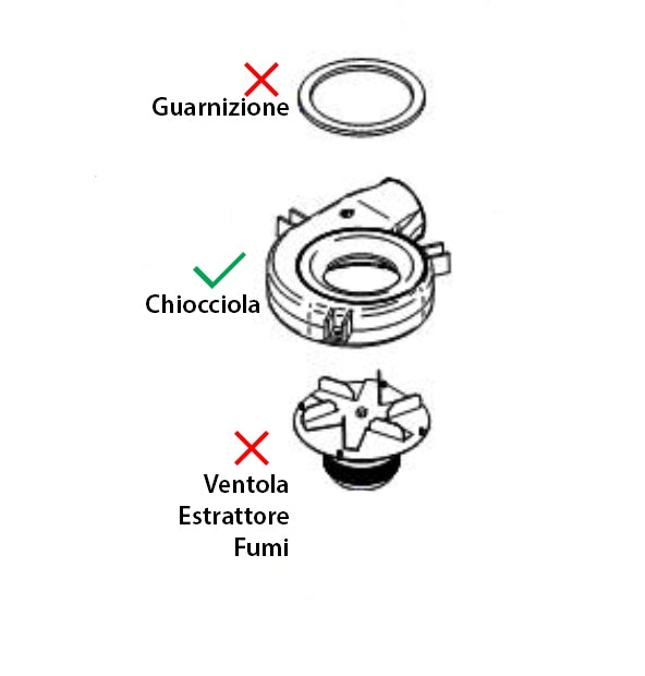 Chiocciola Estrattore Fumi Piazzetta Superior