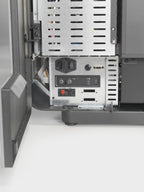 Stufa a pellet Astra 100 S Air Klover, con display digitale e struttura moderna, visibile in immagine.