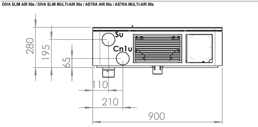 Stufa a Pellet Klover Astra Glass Air
