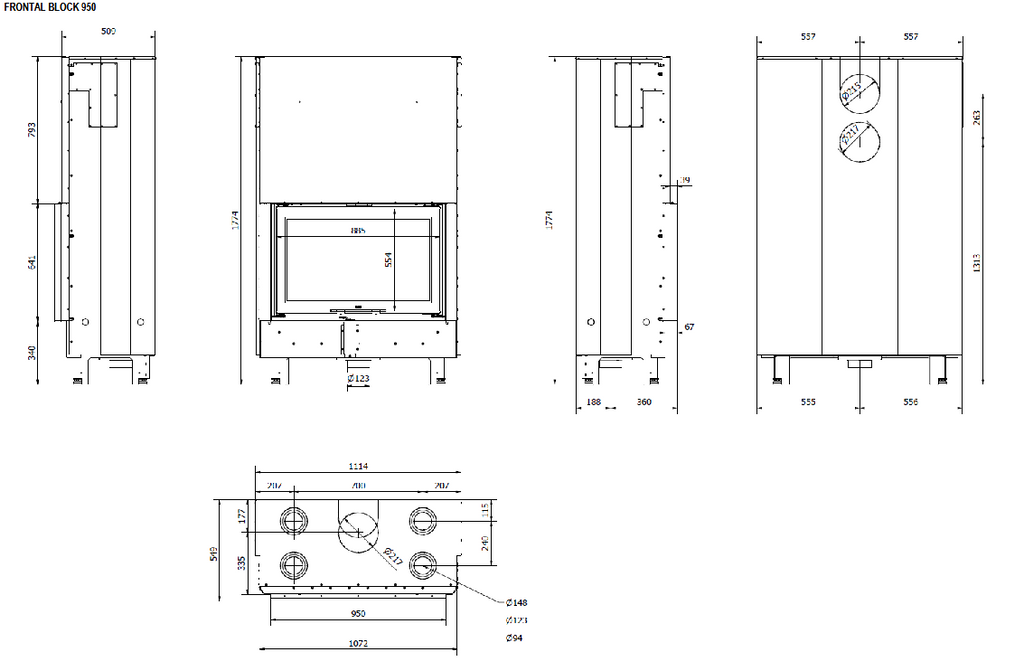 Frontal Block 950