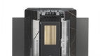 Stufa a pellet Astra 100S Gres di Klover, con display digitale e design moderno, visibile in immagine.