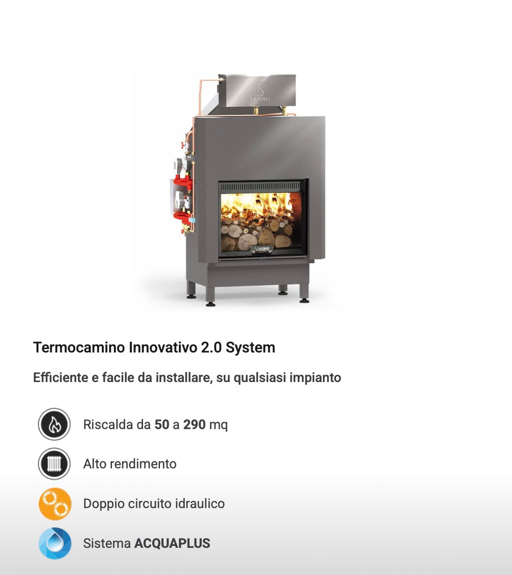 Carinci Termocamino Innovativo 2.0 System