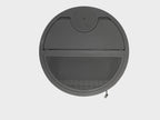 Stufa a pellet Klover Super 7s modello Super90 Air Due con display e uscita aria calda, design moderno e compatto.