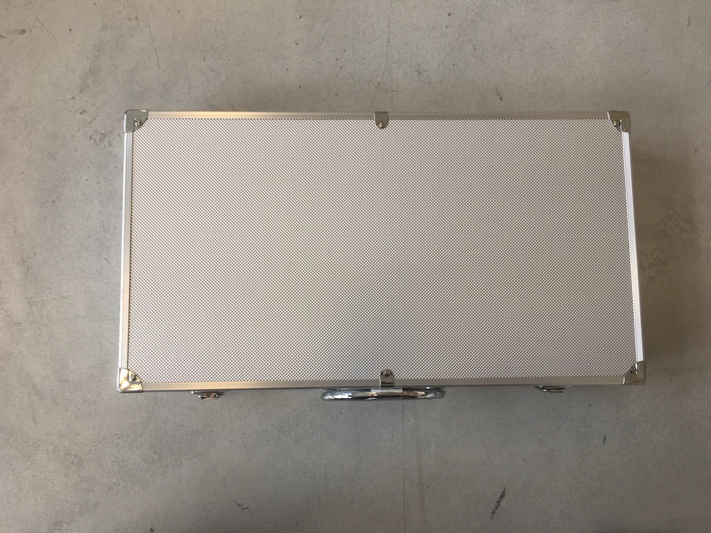 Set di attrezzi per barbecue Bieffe Shop, valigetta con 18 pezzi in inox per barbecue professionale, strumenti per griglia.