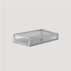 Kit cottura indiretta Fògher per BBQ, accessori con griglia e supporti per cottura indiretta da 250 mm.