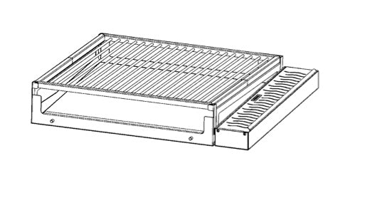 Kit accessori per bbq Fògher con strumenti per cottura indiretta e affumicatura, compatibili con griglie Fògher.