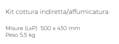Kit accessori Fògher per cottura indiretta e affumicatura barbecue con griglie e strumenti in acciaio inox.