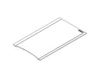 Piastra inox Fògher, accessorio per barbecue, con superficie liscia e resistente in acciaio inossidabile.