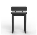 Barbecue a gas Fògher FGA 500 con gambe, in lamiera metallica, con piano cottura e griglie per grigliate all'aperto.