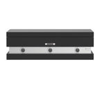 Barbecue a gas Fògher FGA 750 da appoggio, barbecue a gas metano con piani di cottura e griglia in acciaio inox.