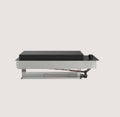 Barbecue a gas Fògher FGB 500 da incasso, con piani di cottura e controlli, ideale per cucina esterna moderna.