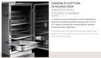 Affumicatore Fògher WS 450, barbecue a legna in acciaio con sportelli e griglia per cottura all'aperto in giardino