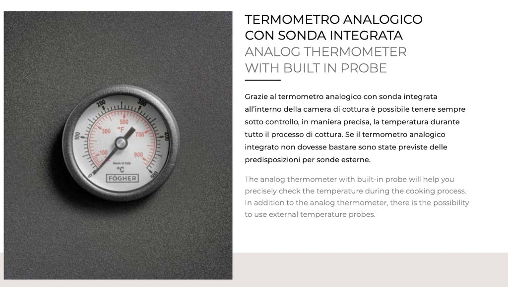 Affumicatore Fògher WS 450, barbecue a legna in acciaio con coperchio e spazio per legna e cottura all'aperto