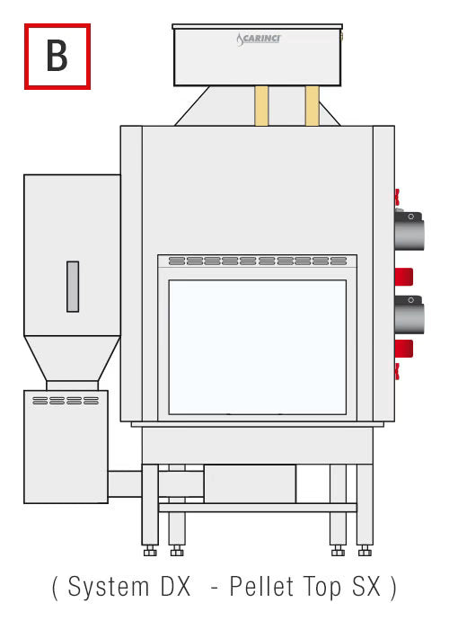 Carinci Termocamino Evolution 4.0 Combinato
