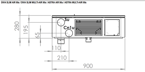 Stufa a pellet Klover Astra Glass Air con porta in vetro e design moderno, ideale per riscaldare ambienti domestici.