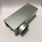 Bocchetta Piazzetta con raccordo inferiore, accessori e ricambi per stufe e camini, in ferro resistente.