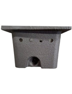 Braciere Piazzetta P136 e LIA, accessori e ricambi, in metallo con manico e griglia di supporto, per stufe e caminetti.