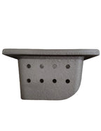 Braciere Piazzetta P136 e LIA, accessori e ricambi per stufe, in metallo con grate e maniglie.