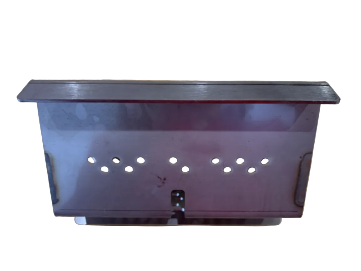 Braciere Piazzetta L=163, accessori e ricambi per stufe e caminetti, con superficie in acciaio resistente