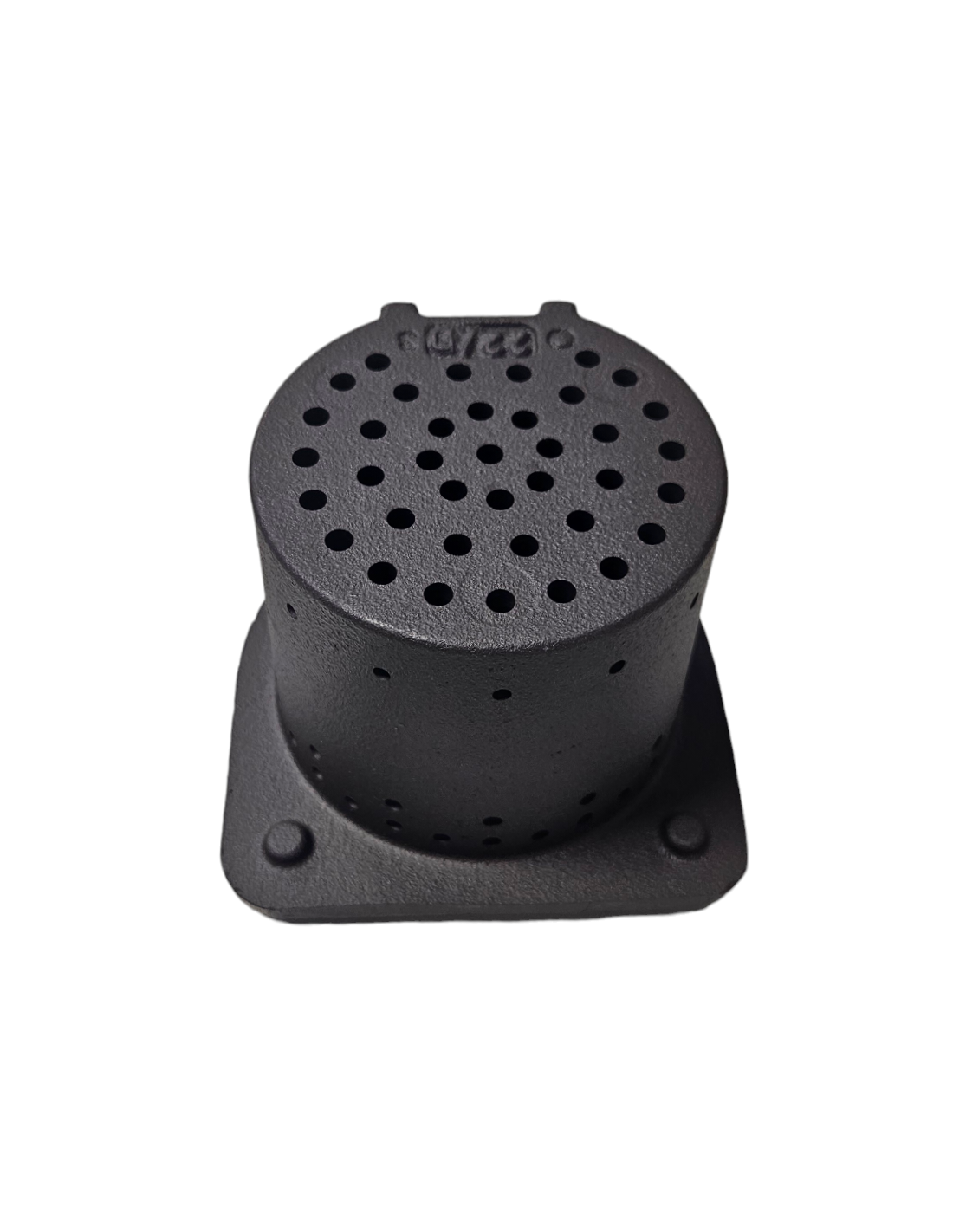 Braciere Piazzetta P120 in acciaio per accessori e ricambi per stufe e caminetti, immagine frontale del prodotto.