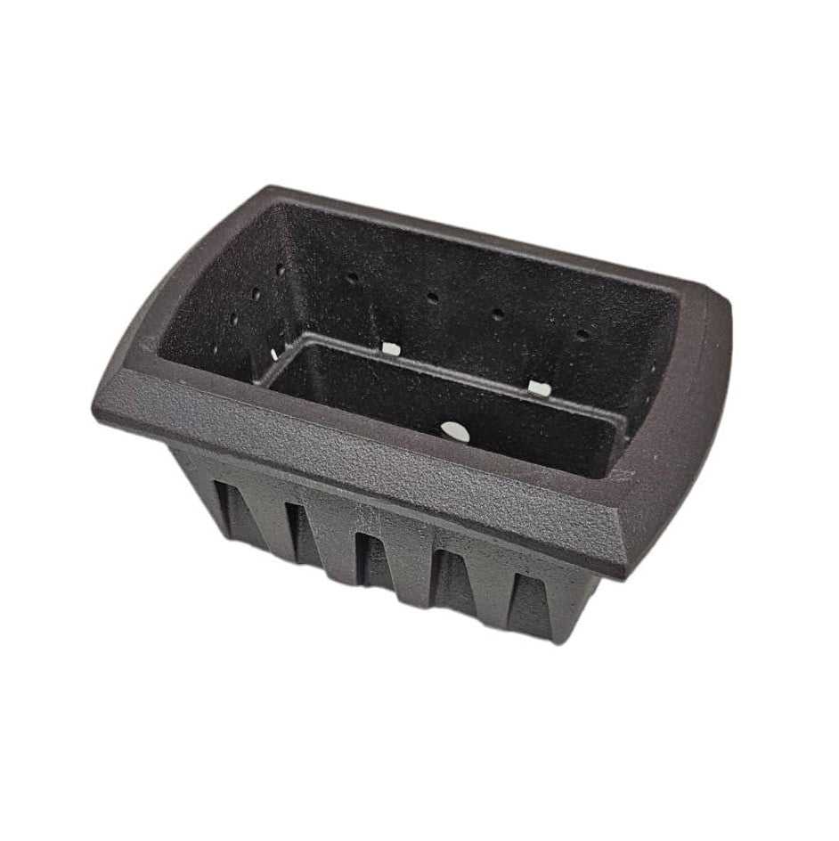 Braciere Piazzetta P130 in acciaio, accessori e ricambi per stufe e caminetti, con dettagli visibili in immagine.