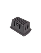 Braciere Piazzetta P130 in acciaio per accessori e ricambi, con superficie liscia e manico in vista.