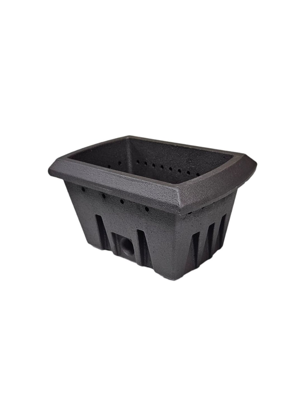 Braciere Piazzetta P130 in acciaio con manici, pezzo di ricambio per accessori per stufe e caminetti Piazzetta.