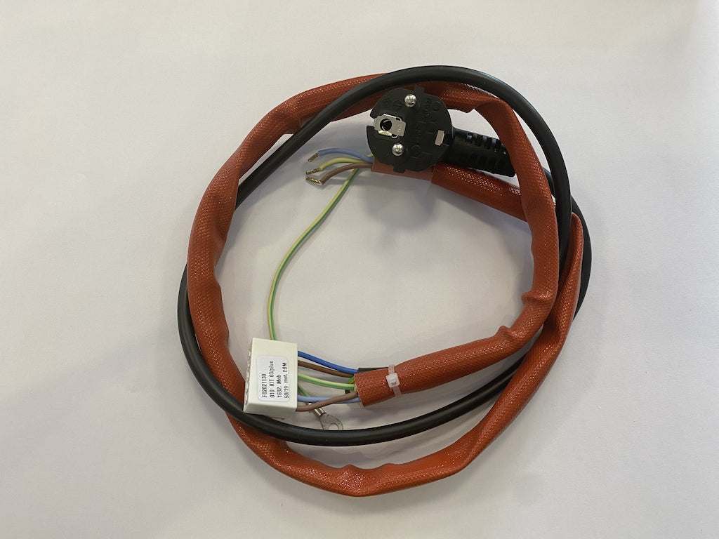 Cavo cablato per sistema multifuoco Piazzetta, accessori e ricambi, con terminali e connettori visibili in immagine.