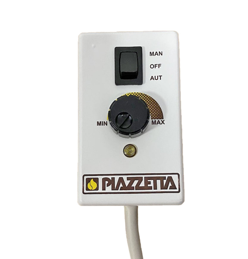 Comando ventilazione MULTINSERT per caldaia Piazzetta, accessori e ricambi originali, con manopola e display di controllo
