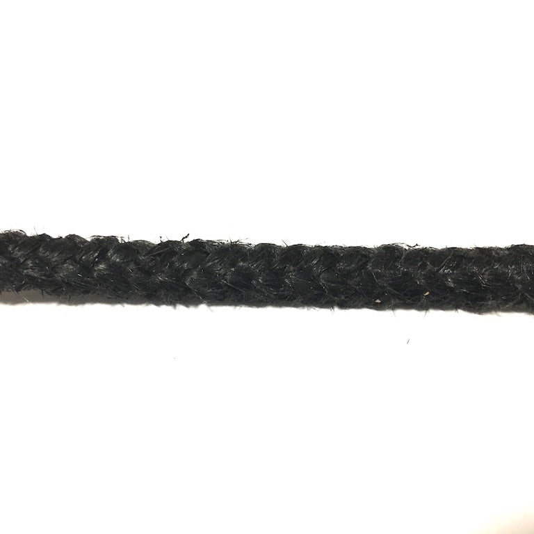 6mm Black Fiberglass Cord - per meter