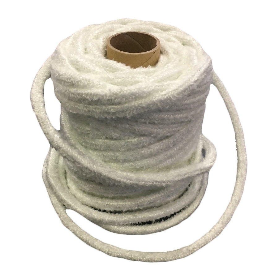 8mm White Fiberglass Cord - per meter