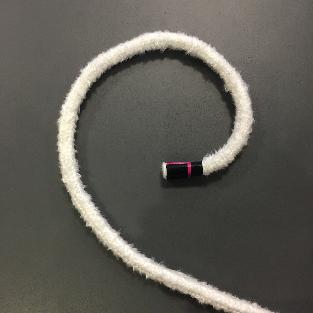 8mm White Fiberglass Cord - per meter