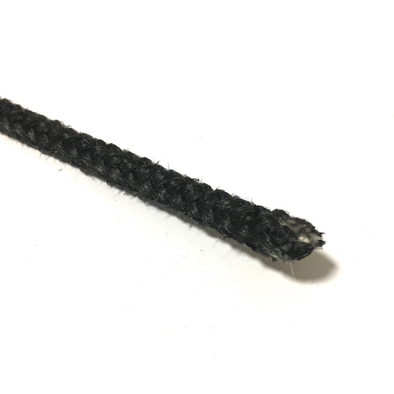 9mm Black Fiberglass Cord - per meter