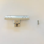 Deflettore interno per braciere Piazzetta, accessori e ricambi originali, in metallo con superficie liscia e foro centrale.