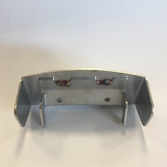 Deflettore per braciere piccolo Piazzetta, accessori e ricambi, in metallo con forma rettangolare e dettagli di montaggio