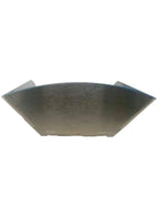Deflettore Piazzetta P136 in acciaio inox, accessorio originale per caldaie e stufe Piazzetta, con design robusto e funzionale.