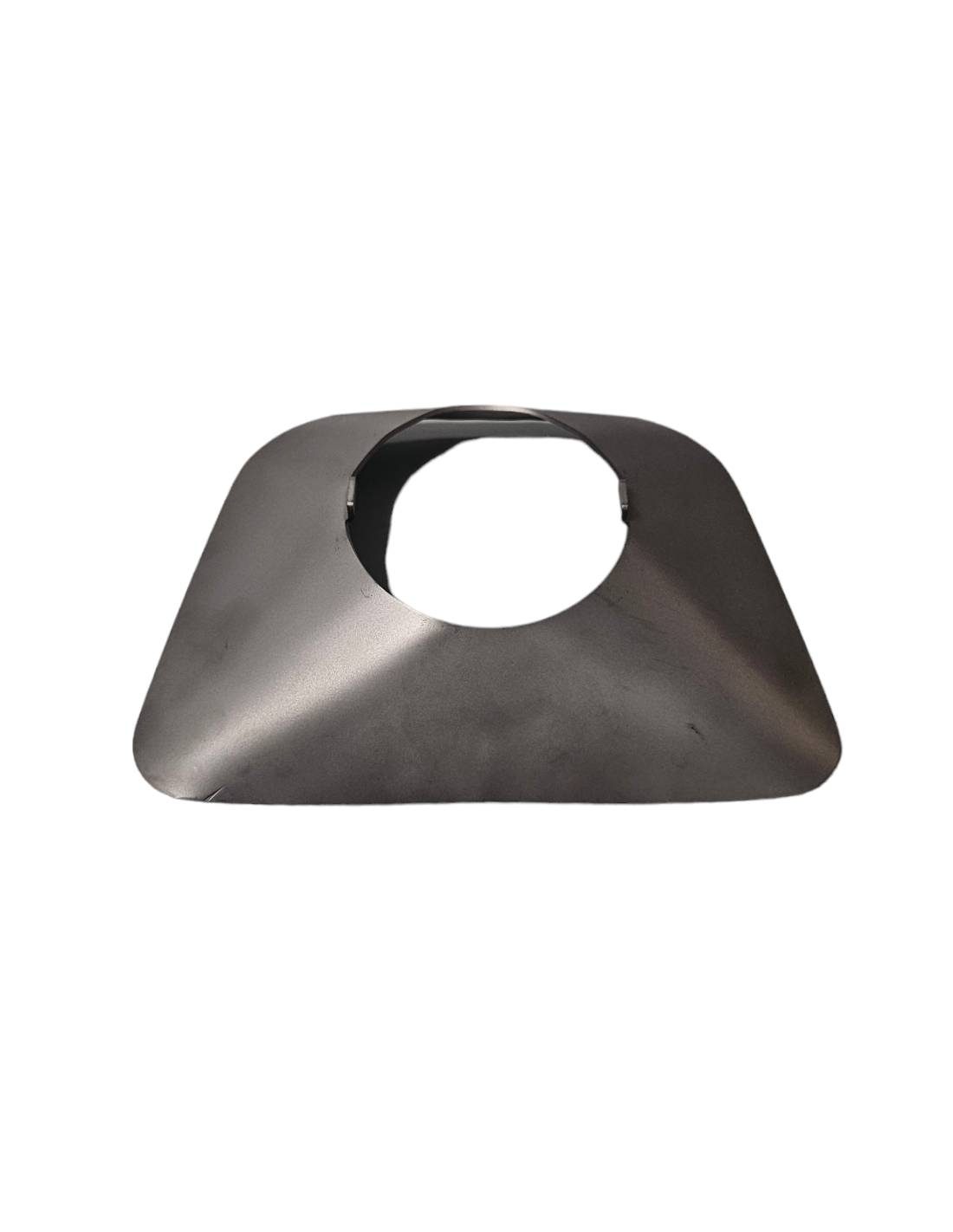 Deflettore Piazzetta P220 per accessori e ricambi, in metallo con finitura nera, visibile in primo piano.