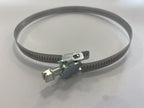 Fascetta stringi tubo metallica Piazzetta per accessori e ricambi, fissaggio resistente per tubi di metallo.