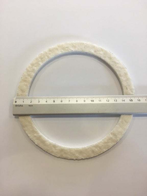 Guarnizione per estrattore fumi Piazzetta, diametro 15,5 cm, accessori e ricambi per sistemi di ventilazione.