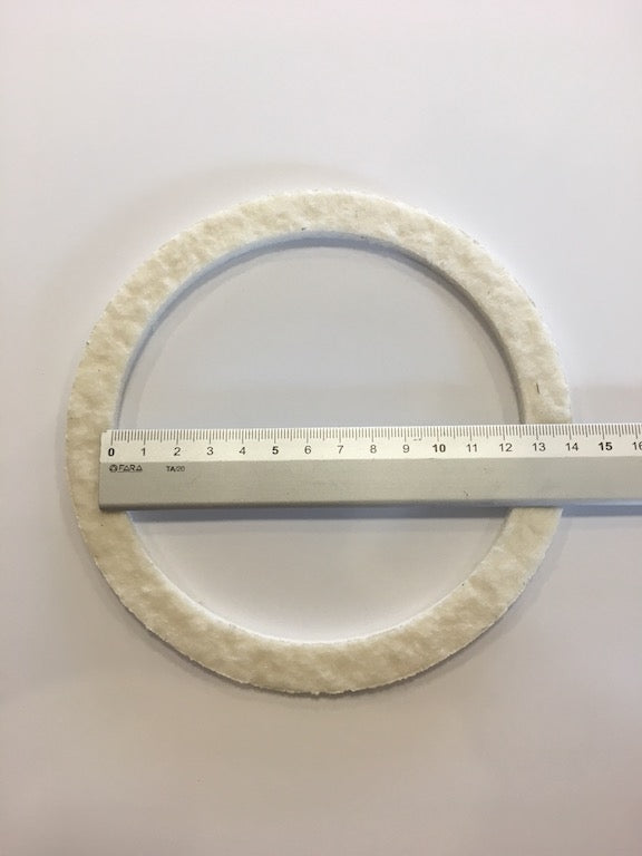 Guarnizione estrattore fumi Piazzetta diametro 15,5 cm, accessori e ricambi per sistemi di ventilazione e aspirazione.