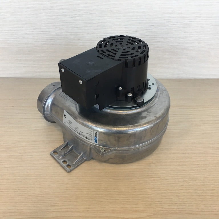 Ventilatore del sistema Multifuoco Piazzetta, accessori e ricambi, con design compatto e funzionamento efficiente.