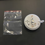 Pressostato Piazzetta 50-30, accessori e ricambi per caldaia, con manopola di regolazione e connessioni.