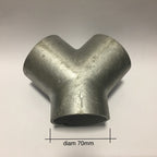 Raccordo a Y originale Piazzetta, accessori e ricambi per caldaie e stufe, con connessioni robuste e di alta qualità.